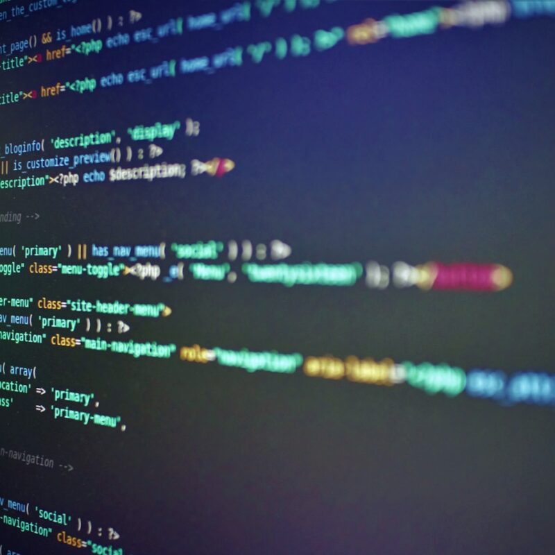 a computer screen with a lot of text on it