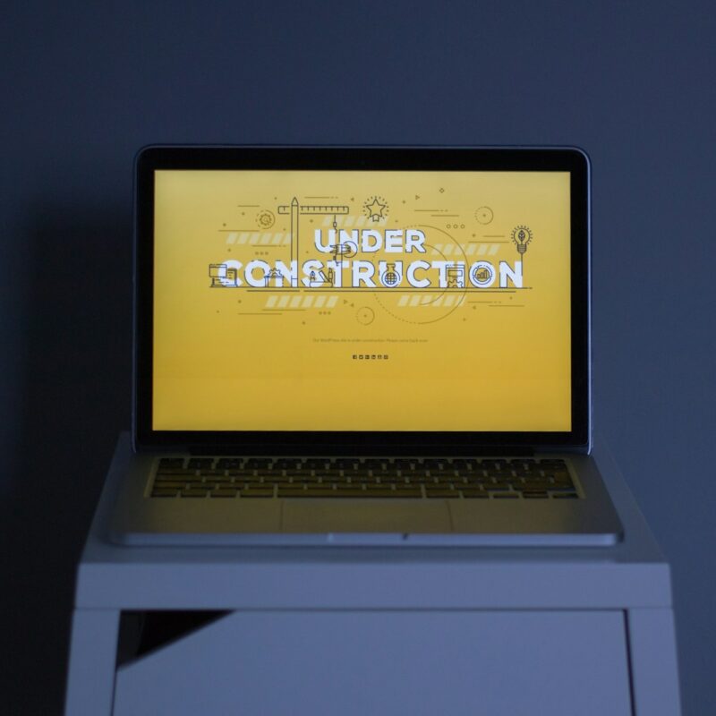 black and silver laptop computer